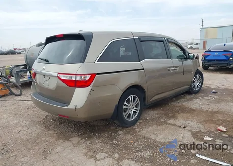 2011 Honda Odyssey Ex-L from USA, damaged, VIN 5FNRL5H63BB050187